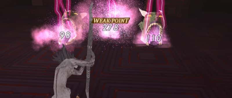 電撃で全体攻撃(鬼女ランダ弱点)