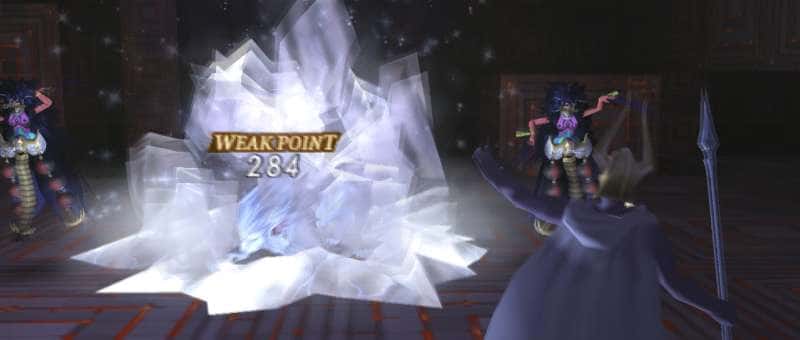 魔獣ケルベロスにブフダインで攻撃